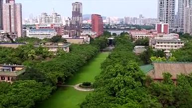 广州中山大学航拍4K视频视频的预览图